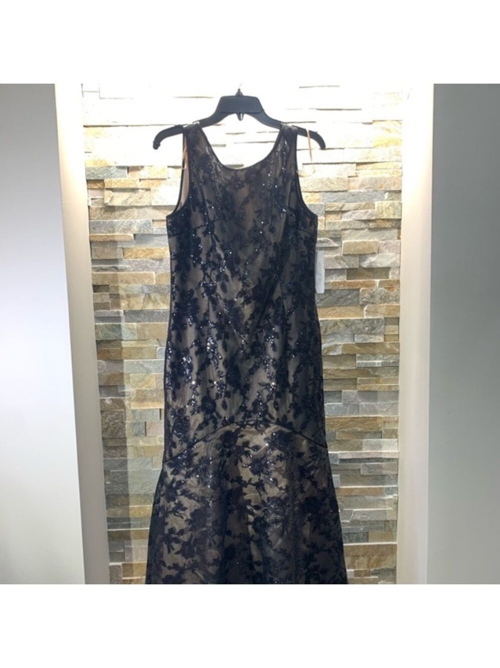 ELIZA J Sequin & Lace High/low Trumpet Gown - Picture 7 of 10